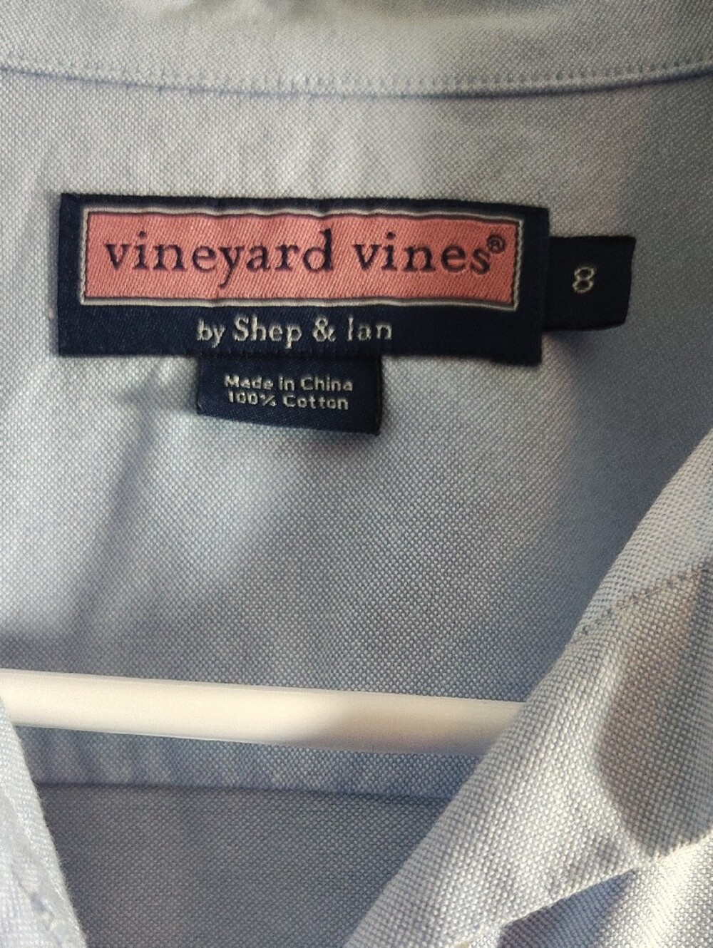 Vineyard Vines Light Blue Button-Down Women's Shirt - Picture 2 of 5